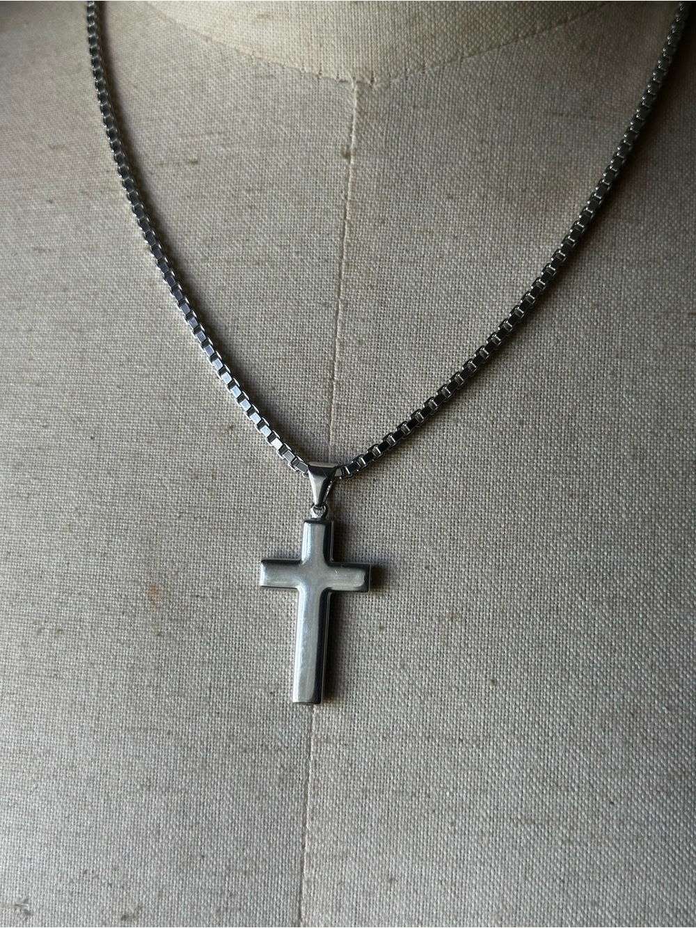 Sterling Silver Cross Pendant Necklace
